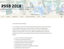 Tablet Screenshot of paranasal.swiss-meeting.org
